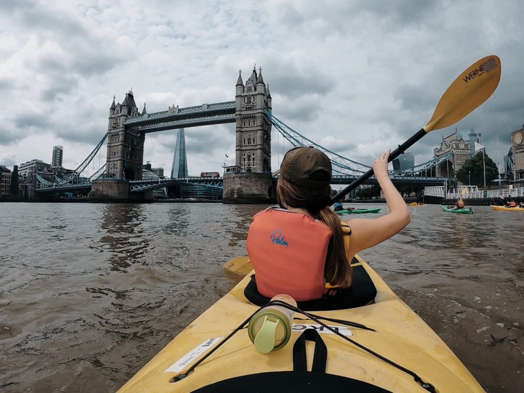 Kayaking on Thames